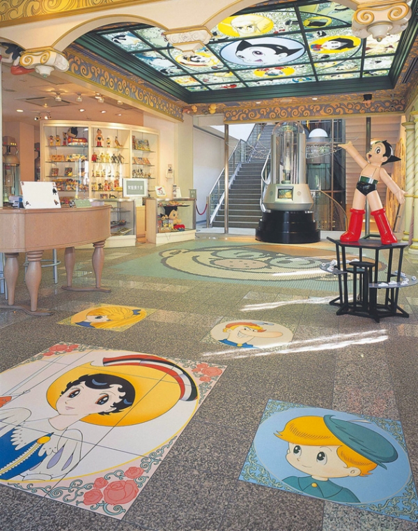 手塚治虫記念館「リボンの騎士」
アートタイル